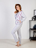 Комплект женский М-367  Кэти Сиреневые листики 